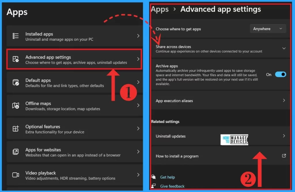 Manage App Settings Options in Windows 11- Fig.5