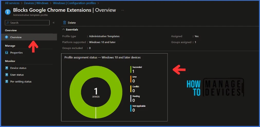 Block Google Chrome Extensions from being Installed using Intune Policy Fig. 10