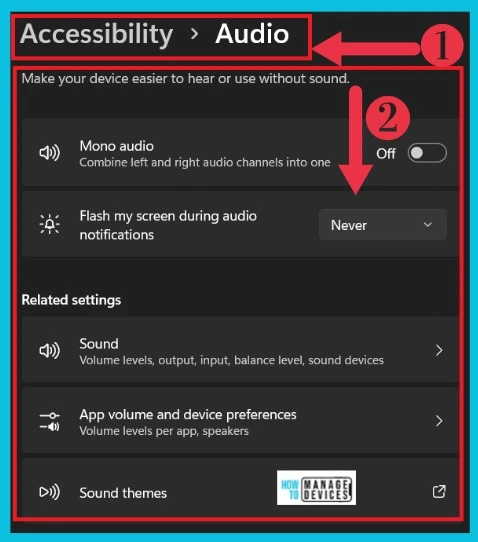 Accessibility Settings in Windows 11 - Fig.16