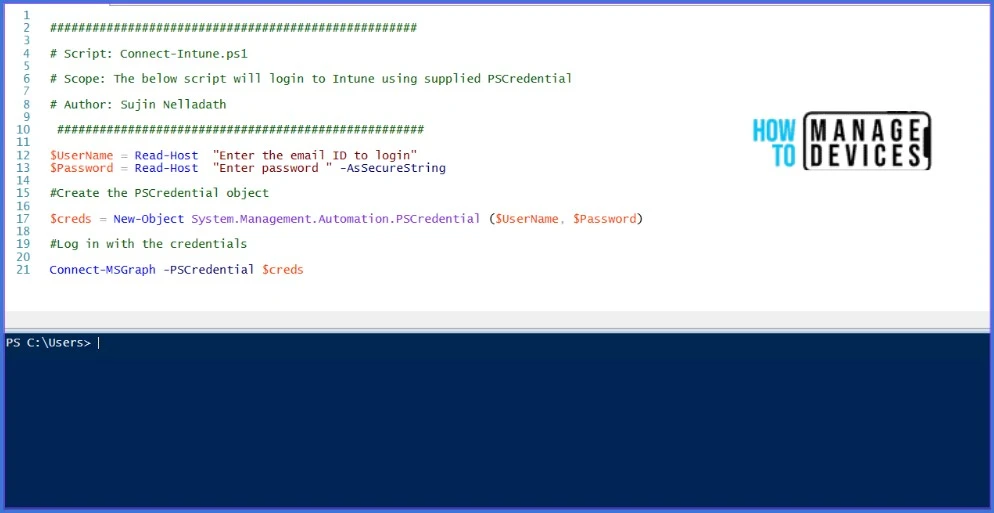 Manage Intune Tasks with PowerShell Part 1 Fig. 5