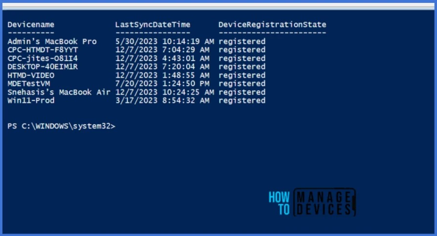 Manage Intune Tasks with PowerShell Part 1 3