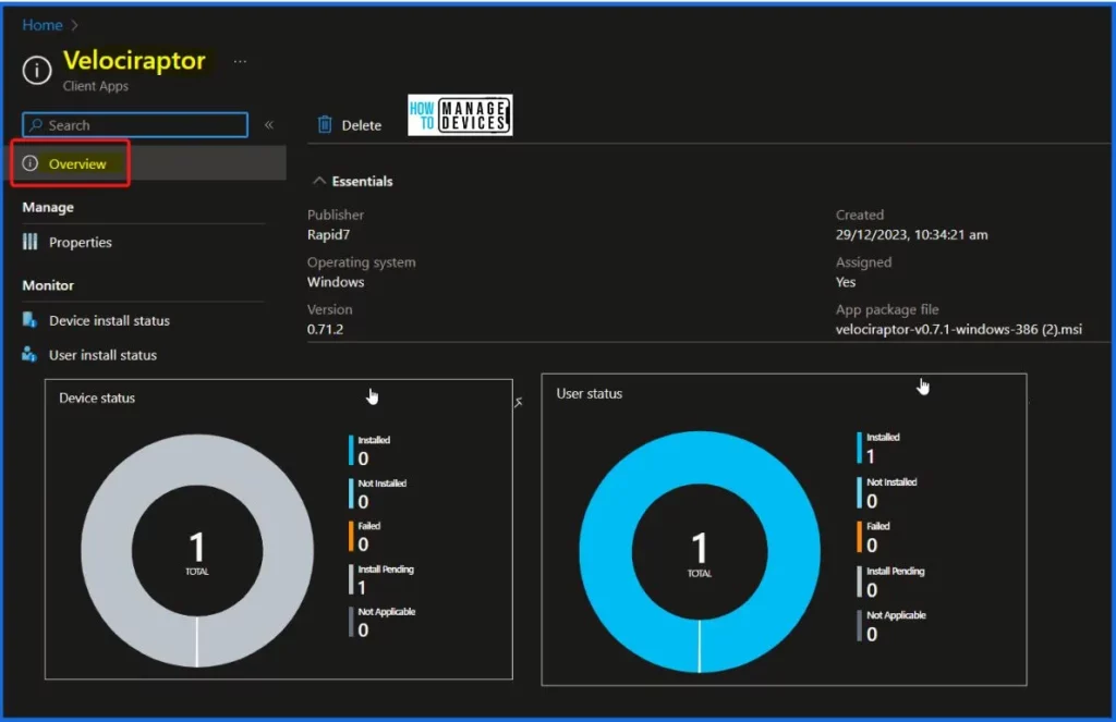 How to Install Velociraptor Application with Intune - Fig.10