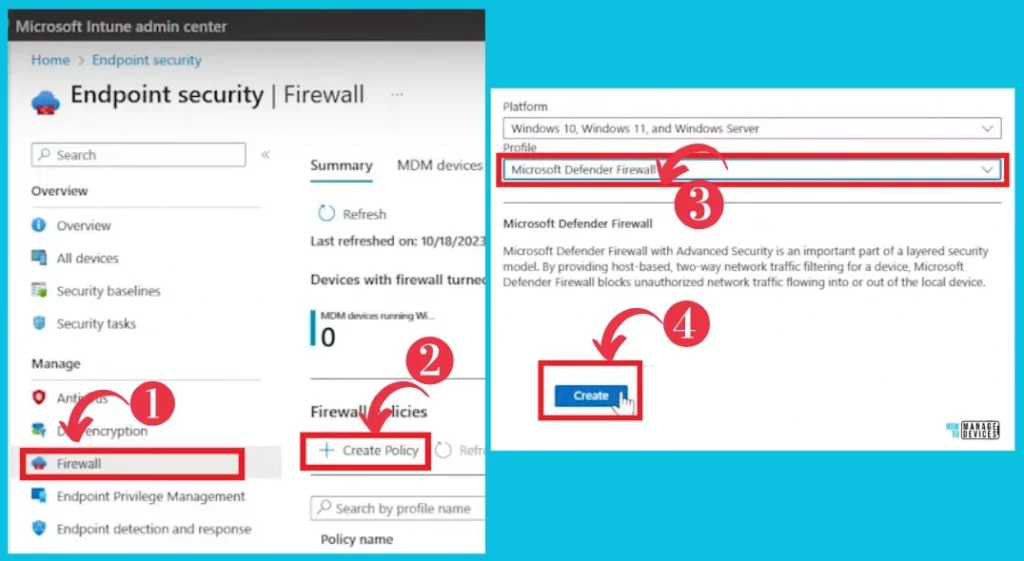 4 New Intune Windows Firewall Logging Configuration Policies - Fig. 2