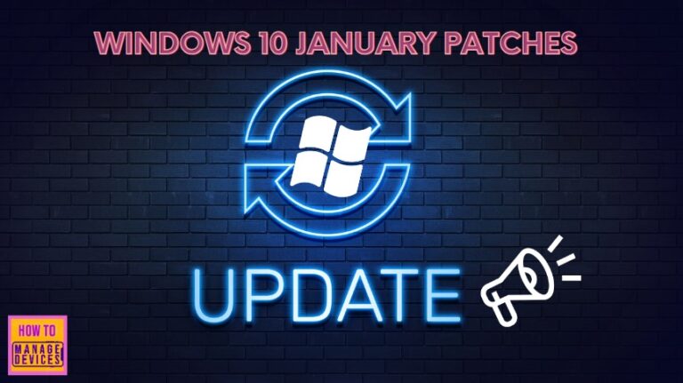 2024 January KB#### Windows 10 Patches and # Zero-Day Vulnerability