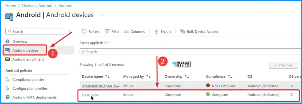 Android Devices and Intune Remote Help Walkthrough Guide - Fig.4 - Creds to Kara Wang MS