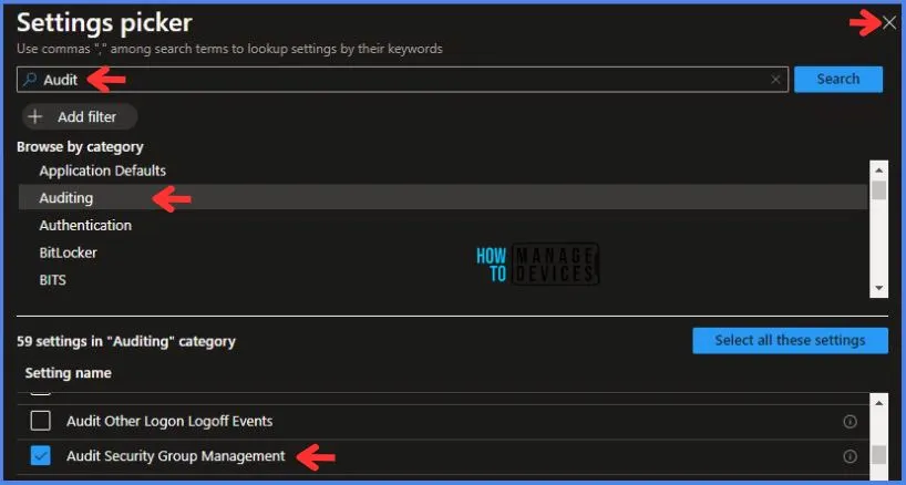 Intune Audit Security Group Management Policy Fig.5