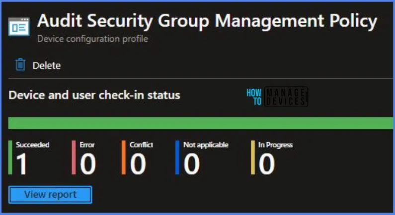 Intune Audit Security Group Management Policy Fig.9