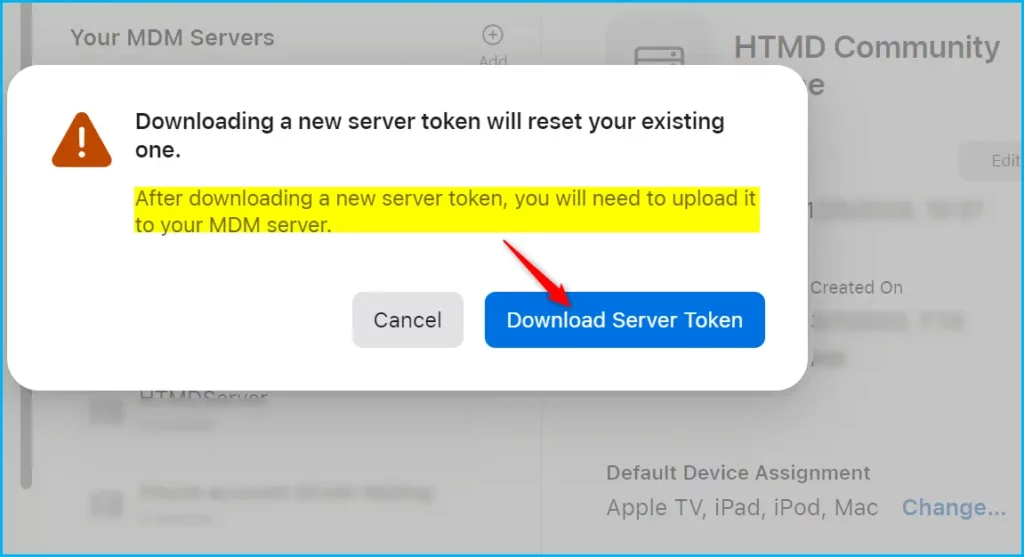 Renew Automated Device Enrollment Apple ADE Tokens in Intune Fig.3