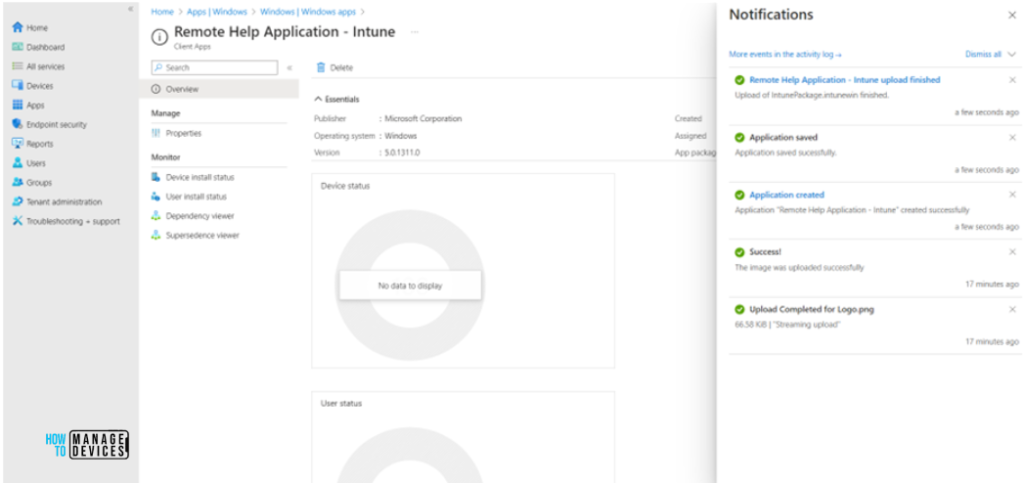 Best Method to Deploy Remote Help App with Auto-Upgrade Feature in Intune Win32 Model. Fig. 14