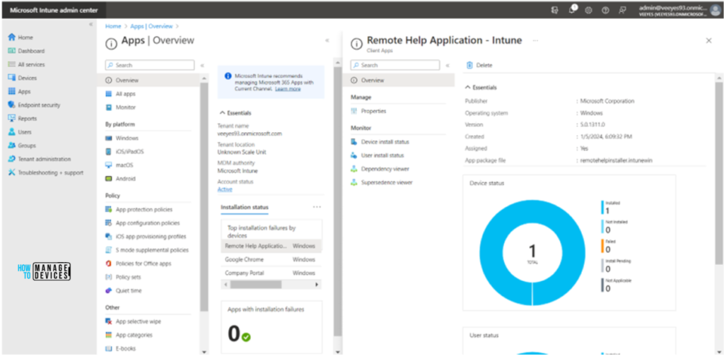 Best Method to Deploy Remote Help App with Auto-Upgrade Feature in Intune Win32 Model. Fig. 16