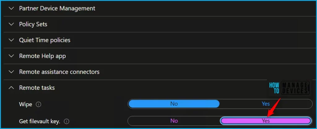 Configure Intune RBAC Role for macOS FileVault Recovery Key 1