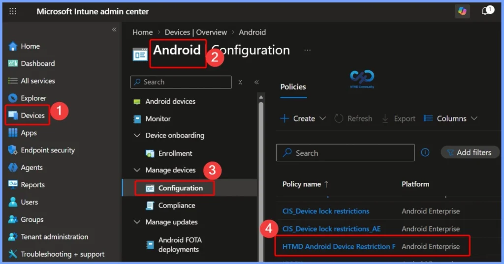 Allow Bluetooth Devices to Access Work Profile Contacts on Android using Intune 2 Allow Bluetooth Devices to Access Work Profile Contacts on Android using Intune - Fig.1