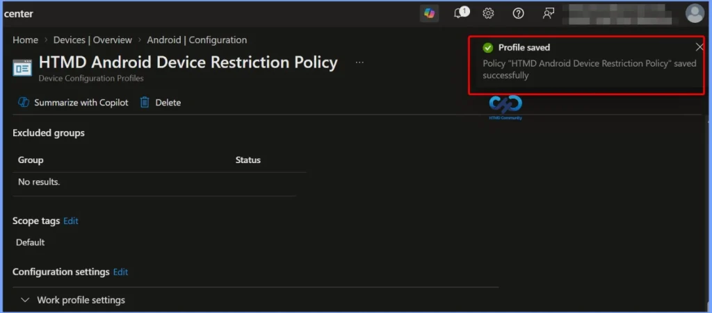 Allow Bluetooth Devices to Access Work Profile Contacts on Android using Intune 6 Allow Bluetooth Devices to Access Work Profile Contacts on Android using Intune - Fig.5
