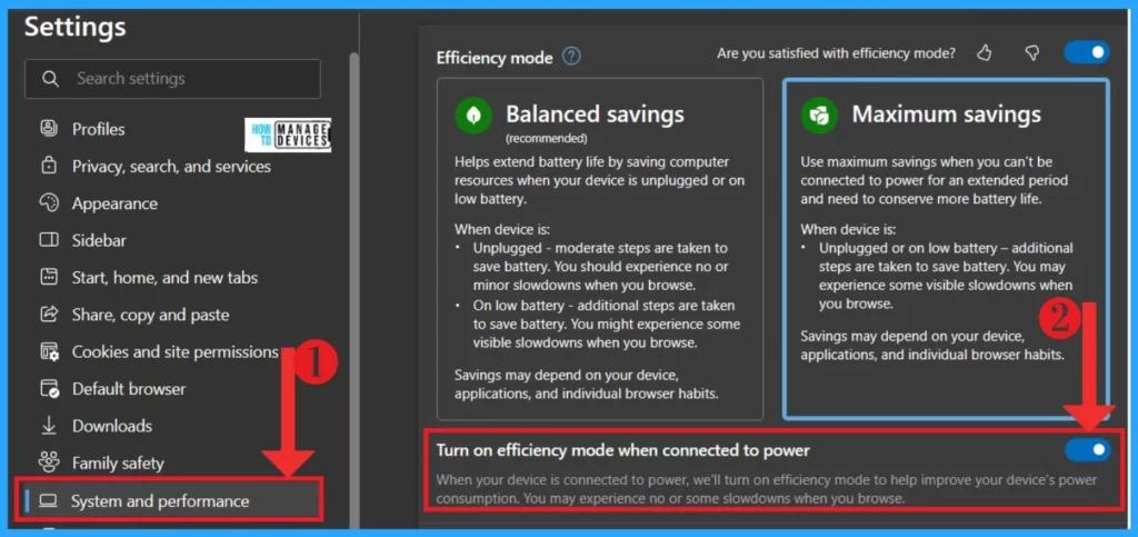 Fixing MS Edge Battery Drain Issue on Windows 11- Fig. 4
