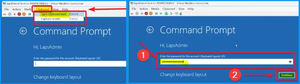 Enable Windows LAPS Managed Account in WinRE or Safemode - Fig.13 - Creds to Jay Simmons MS