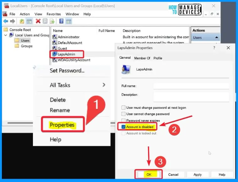 Enable Windows LAPS Managed Account in WinRE or Safemode - Fig.3 - Creds to Jay Simmons MS
