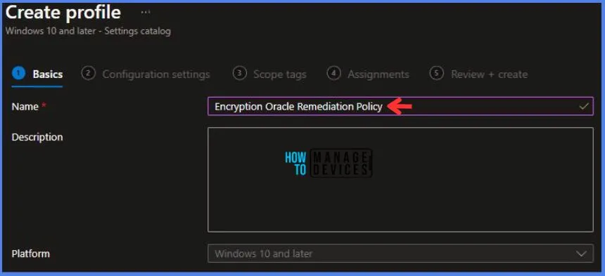 How to Create Intune Encryption Oracle Remediation Policy Fig.4