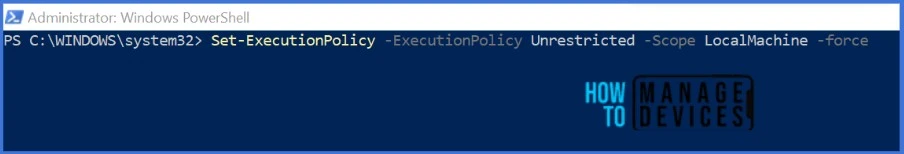 Configure PowerShell Execution Policy with Intune 1