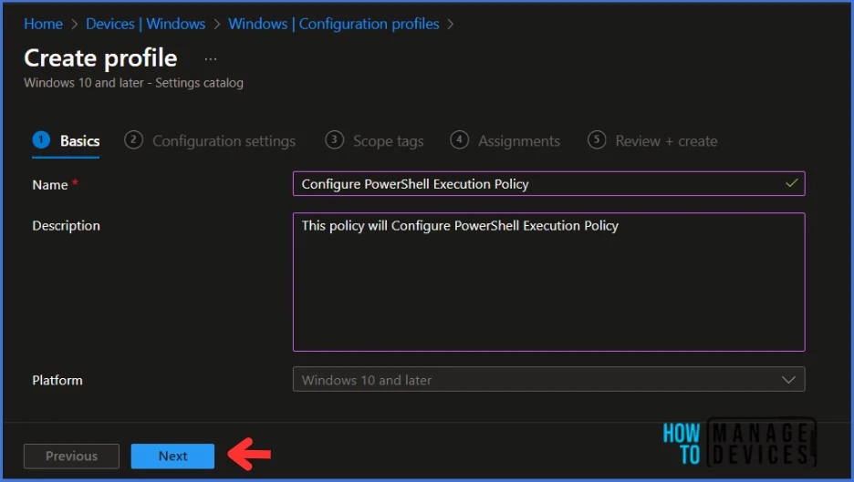 Configure PowerShell Execution Policy with Intune 4