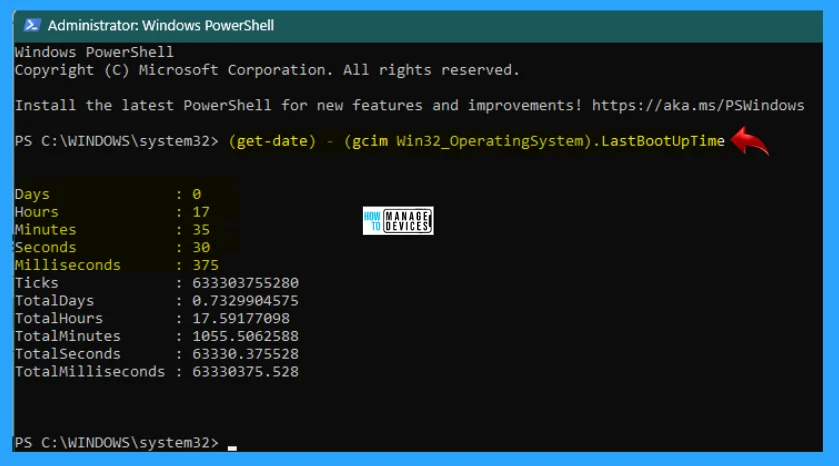 How to Check and Reset System Uptime in Windows 11 - Fig. 14