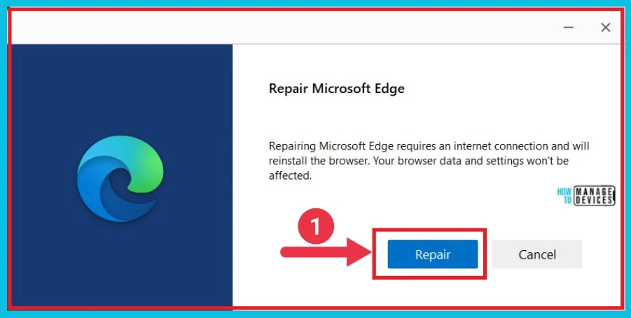 How to Repair Reset Microsoft Edge in Windows - Fig.4