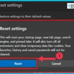 How to Repair Reset Microsoft Edge in Windows