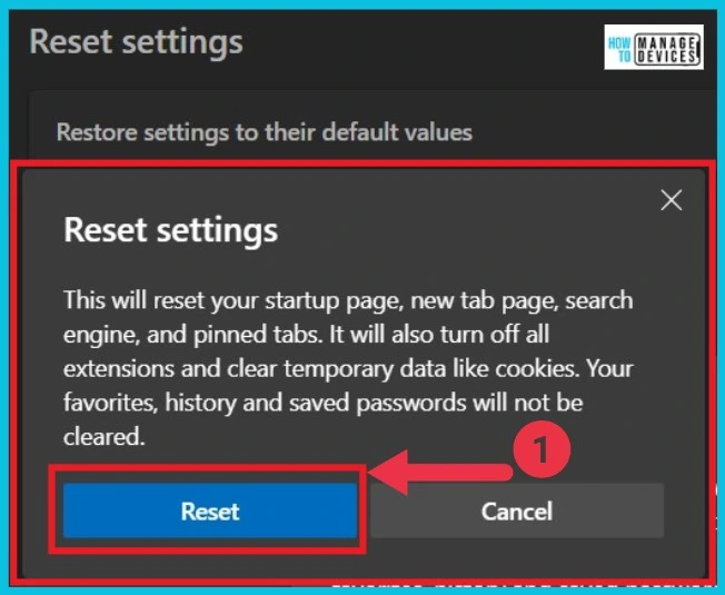 How to Repair Reset Microsoft Edge in Windows - Fig.8