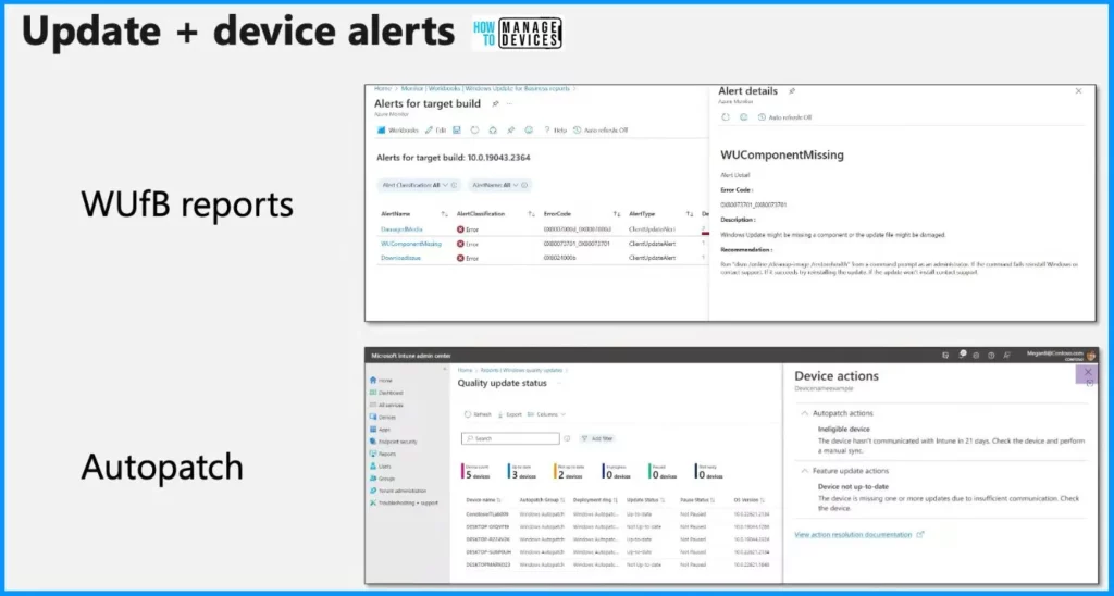 Intune Patch Compliance Reports in Details - Fig.1 - Creds to Mustafa Jamal MS