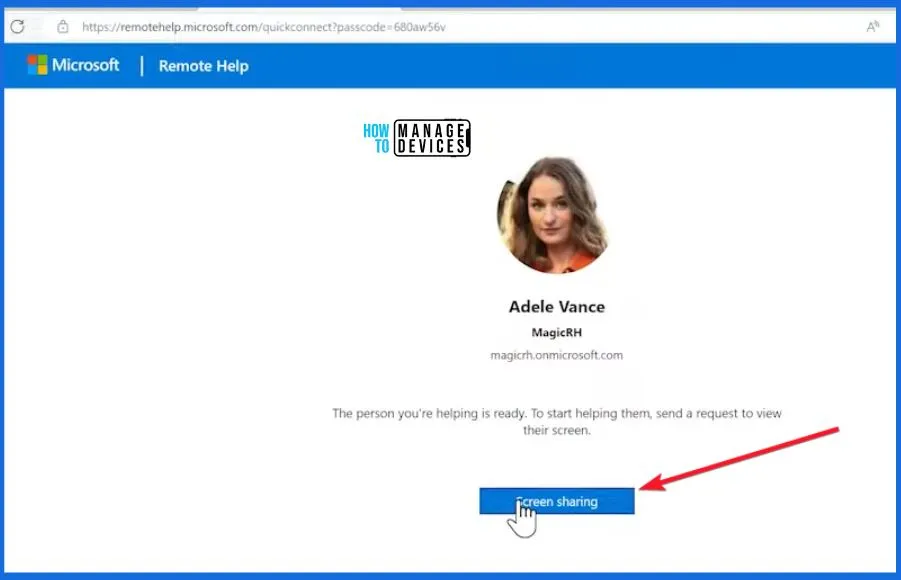 Intune Remote Assistance for MacOS Devices - Fig.9 - Creds to Kara Wang Microsoft