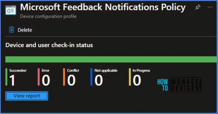 Create Intune Microsoft Feedback Notifications Policy Fig.10