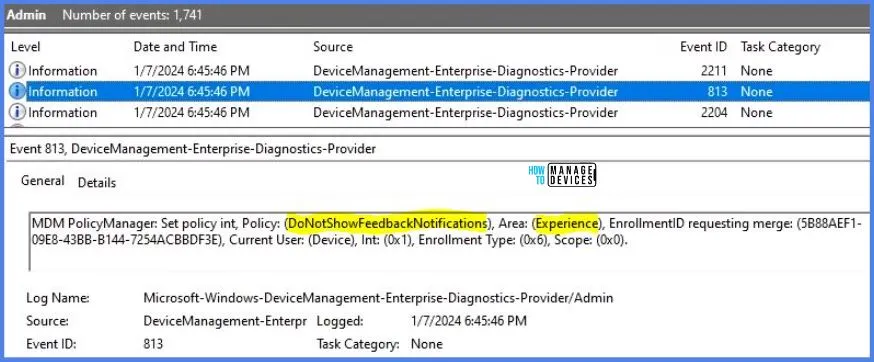Create Intune Microsoft Feedback Notifications Policy Fig.11