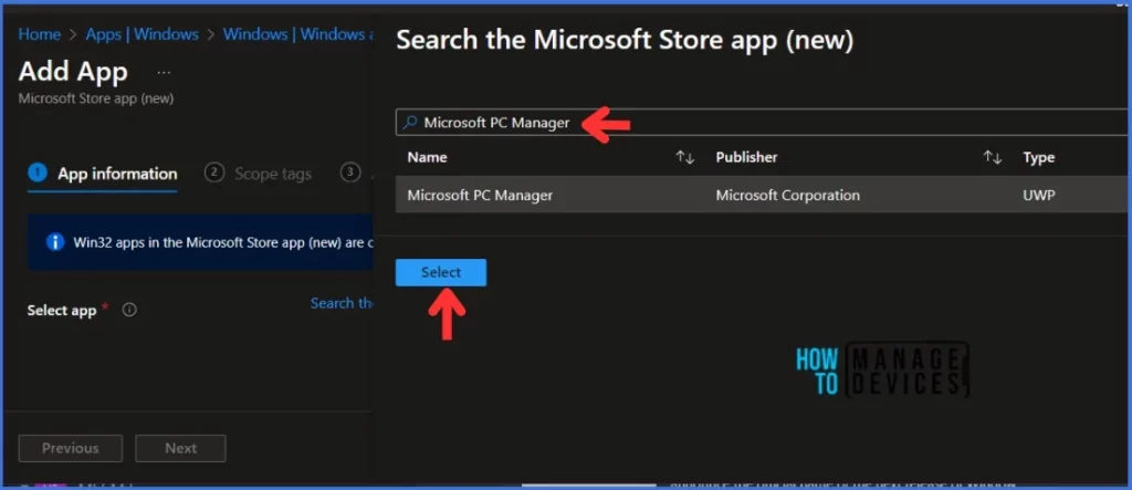 Guidelines for Installing Microsoft PC Manager from New Microsoft Store in Intune 4