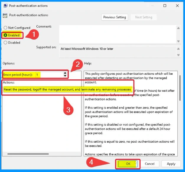 Post-auth Terminate Processes Feature 5 Post-auth Terminate Processes Feature - Fig.4 - Creds to Jay Simmons Microsoft
