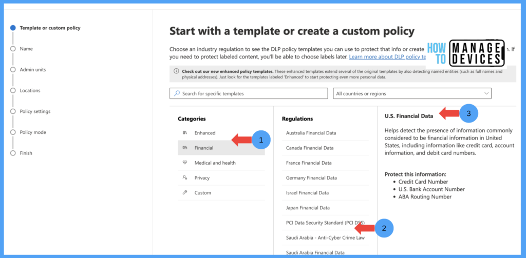 Protect Corporate Data using Data Loss Protection Policies in the Microsoft Purview Portal Fig: 3