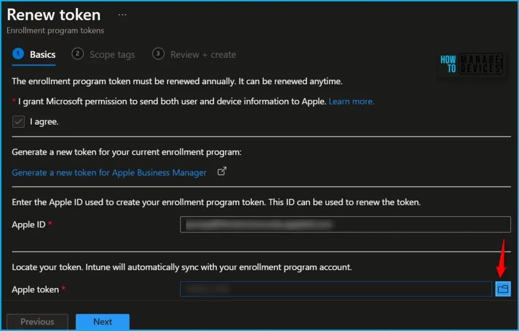 Renew Automated Device Enrollment Apple ADE Tokens in Intune Fig.6