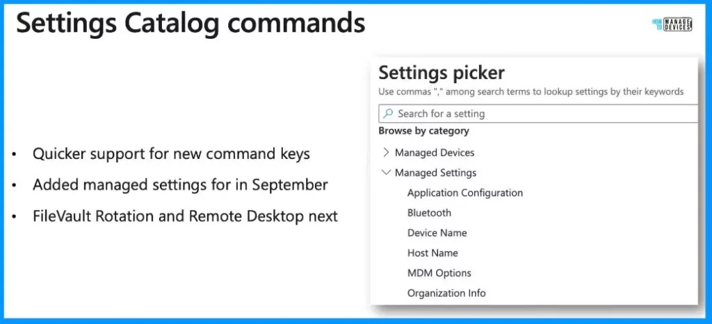 Settings Catalog Commands for Intune Mac Device Management - Fig.2 - Creds to Arnab Biswas MS