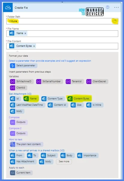 Use Power Automate to Import Autopilot Devices Hash via eMail for Intune Engineers Fig. 25