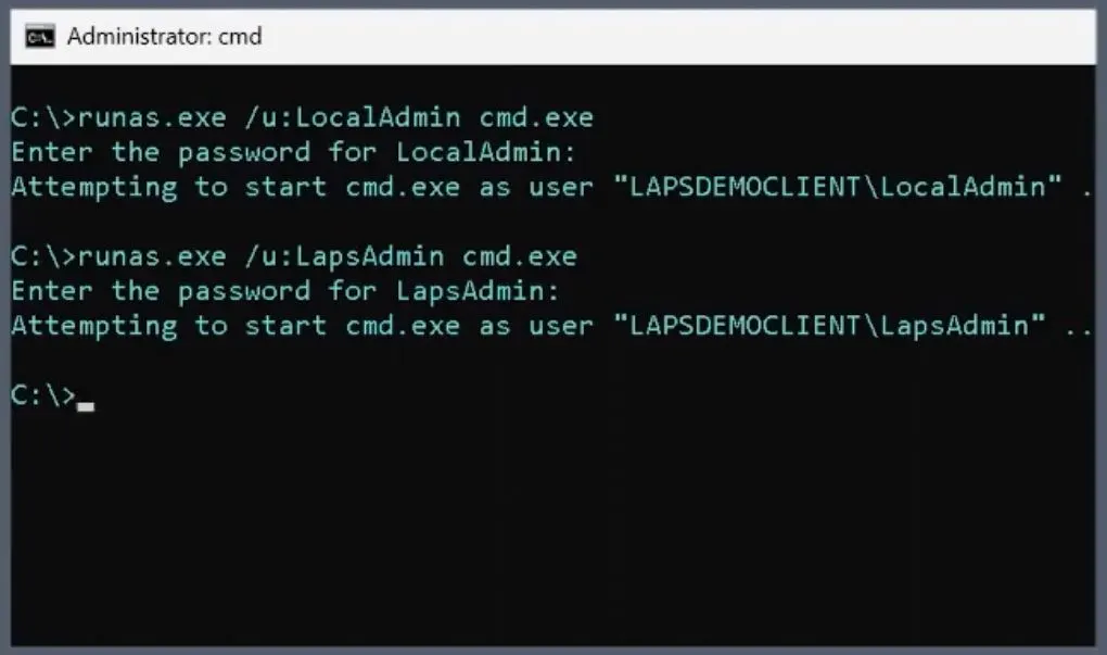 Windows LAPS Integration with the Local Device MaximumPasswordAge Policy - Fig.6 - Creds to Jay Simmons MS