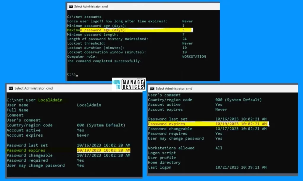 Windows LAPS Integration with the Local Device MaximumPasswordAge Policy - Fig.8 - Creds to Jay Simmons MS