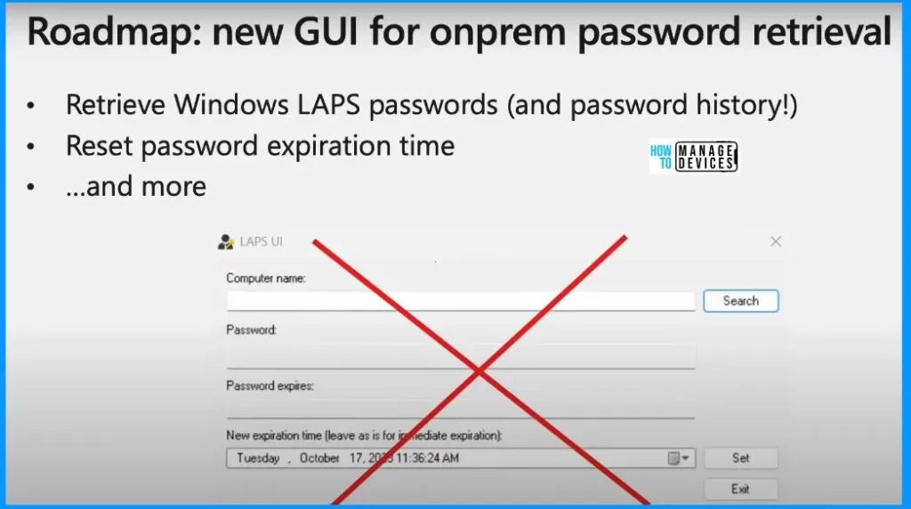 Windows LAPs Automatic Account Management - Fig.2 - Creds to Jay Simmons MS