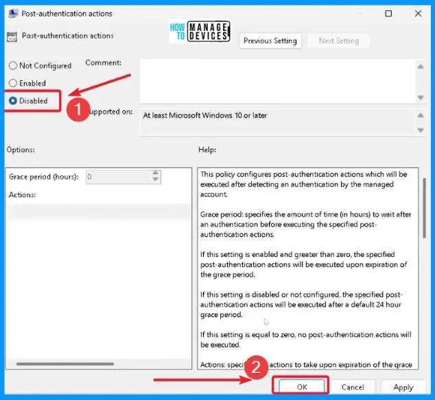 Windows LAPs Smart-Card-only Policy Integration - Fig.4 - Creds to MS