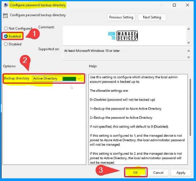 Windows LAPs Smart-Card-only Policy Integration - Fig.7 - Creds to MS