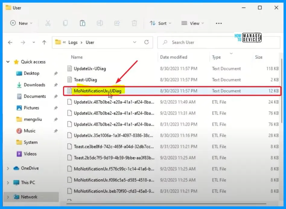 Windows Update Troubleshooting using MoUxCoreWorker-Udiag and MoNotificationUx-Udiag - Fig.6 - Creds to Mustafa Jamal MS