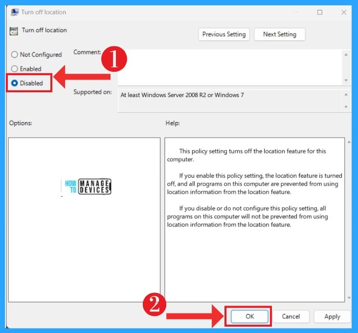 Enable Disable Location Services in Windows 11 - Fig.5