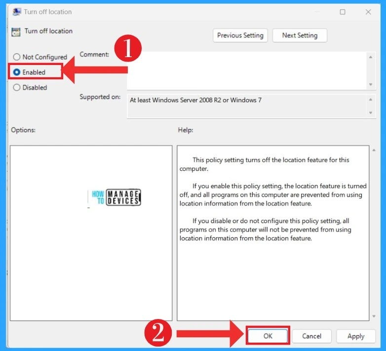 Enable Disable Location Services in Windows 11 - Fig.4