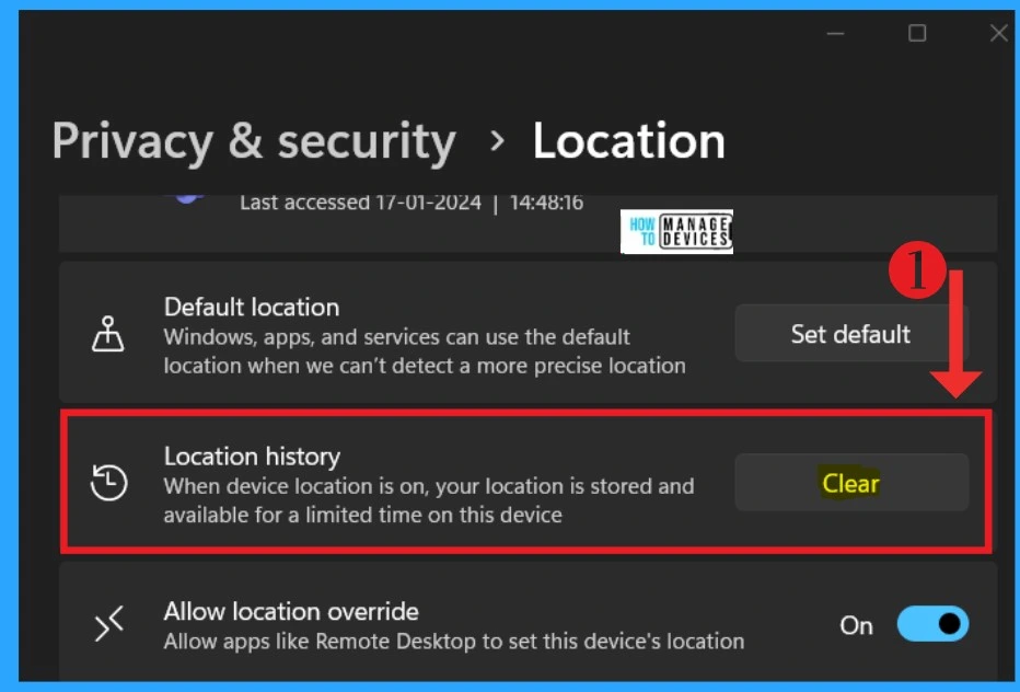 Enable Disable Location Services in Windows 11 - Fig.15