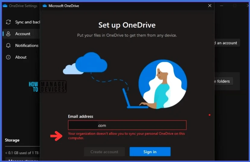 Prevent Users From Syncing Personal OneDrive Accounts using Intune Policy 9