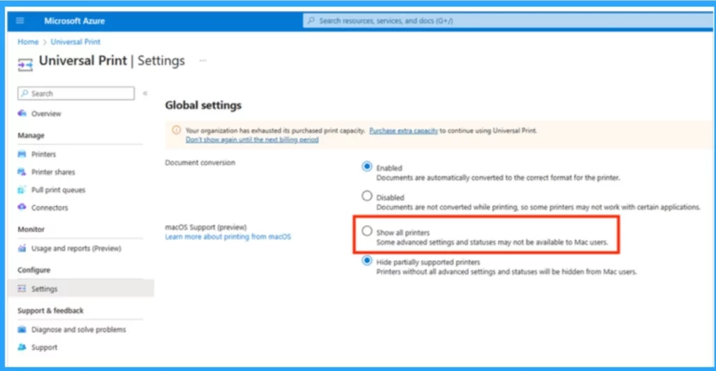 Microsoft Made Universal Print for macOS Available - Fig.2 - Creds to MS