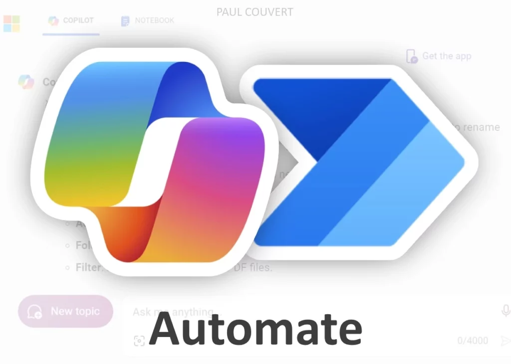 Use Windows Copilot to Automate Tasks Using Power Automate - Fig.1 Creds to Paul Couvert
