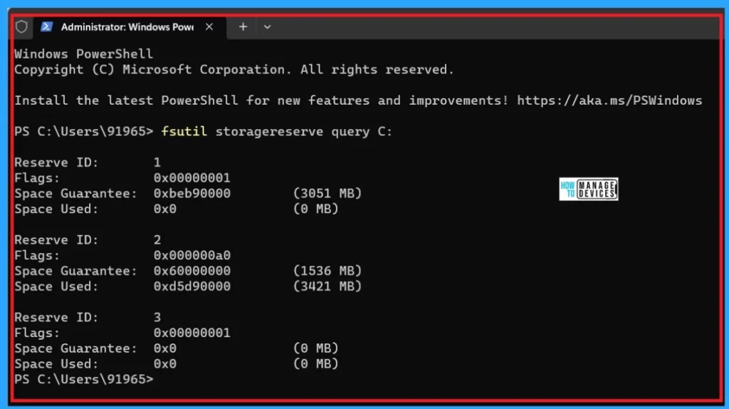 Ways to View Reserved Storage Size in Windows 11 - Fig.6